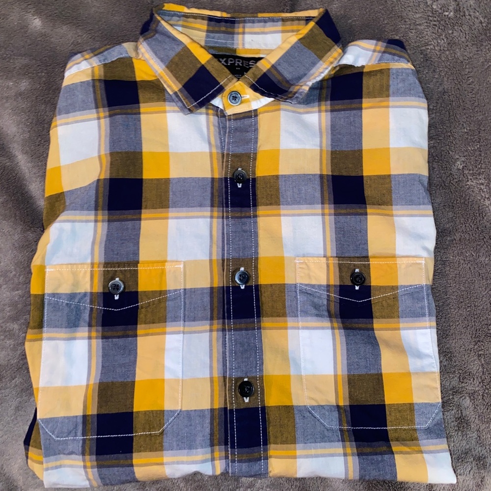 Express Men’s Casual Button Down Shirt